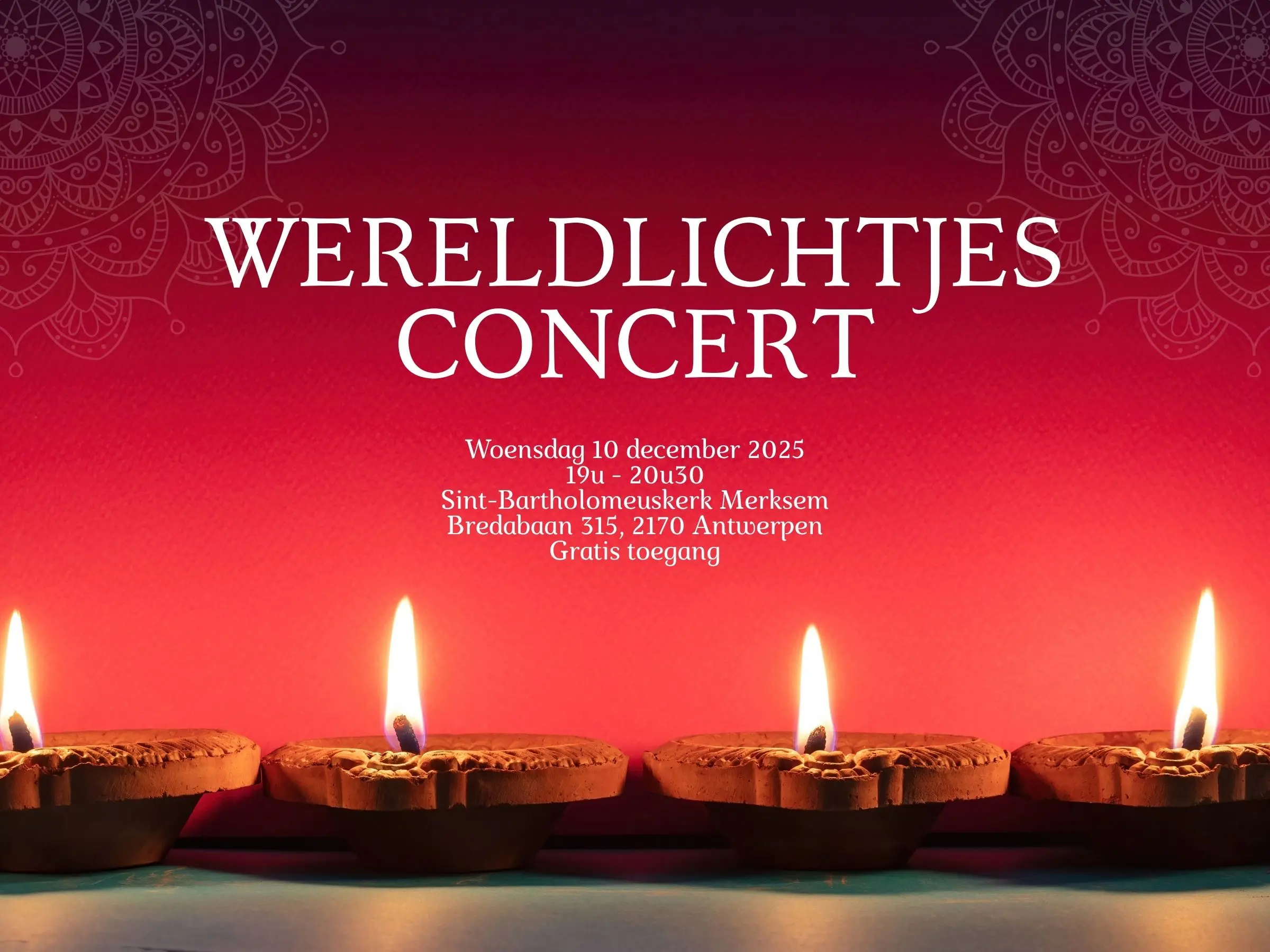 Wereldlichtjesconcert Merksem 10/12/2025